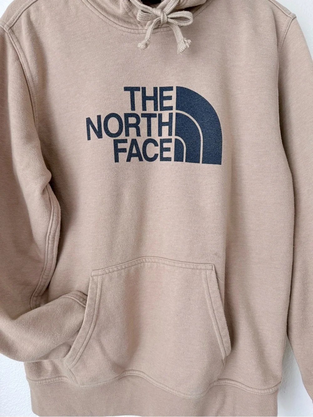 The North Face Men’s Half Dome Fleece Pullover Hoodie Tan Beige Size Medium